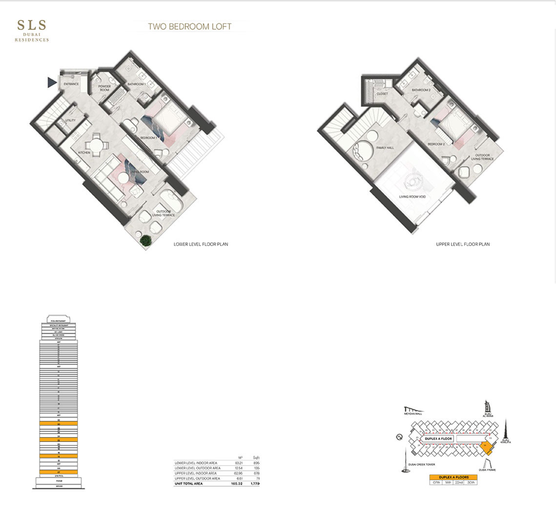 SLS Residences by WOW - Floor Plan